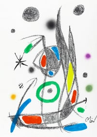 Joan Miro, Composition (Mourlot, 1051-1072), Maravillas con Variaciones acrosticas en el Jardin de