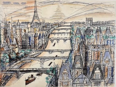 Marcel Gromaire, Composition, Eloge de Gromaire, Limited Edition Lithograph