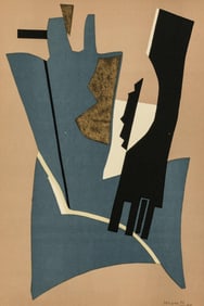 Alberto Magnelli, Composition, XXe siecle, Limited Edition Lithograph