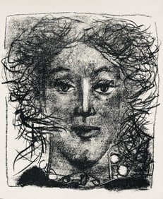 Andre Marchand, Composition, pierre a feu provence noire, Limited Edition Lithograph