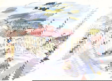 Raoul Dufy, Aspet pavoise, Vacances forcees