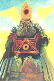 Salvador Dali, Composition (Michler/Lopsinger 1600; Field 69-3), Biblia Sacra, Limited Edition