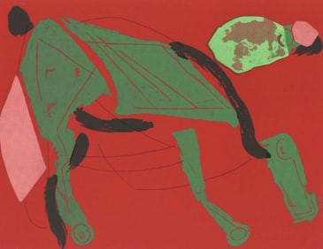 Marino Marini, Composition, XXe siecle, Limited Edition Lithograph