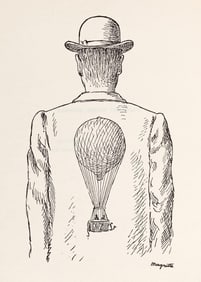 Rene Magritte, Composition, Dix dessins de Rene Magritte, Limited Edition Lithograph