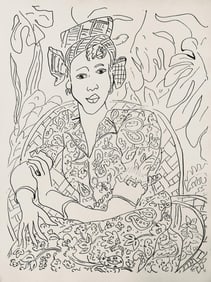 Henri Matisse, Composition, Dessins de Matisse, Hommage no2, Limited Edition Lithograph