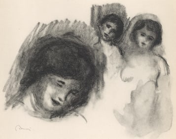 Pierre-Auguste Renoir, Pierre aux trois croquis, Les Lithographies de Renoir, Limited Edition