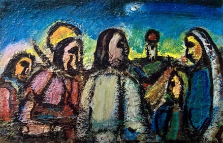 Georges Rouault, Christ et disciples, Stella Vespertina, Limited Edition Heliogravure
