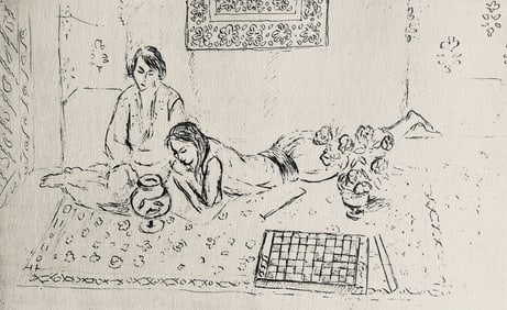 Henri Matisse, Composition (Dutel 3), Dessins de Henri-Matisse, Limited Edition Lithograph