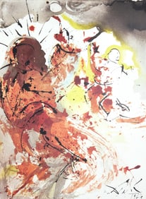 Salvador Dali, Composition (Michler/Lopsinger 1600; Field 69-3), Biblia Sacra, Limited Edition