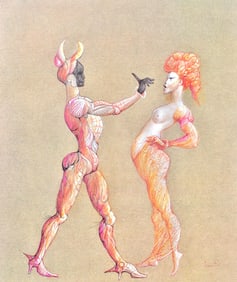 Leonor Fini, Composition, Fruits de la Passion, XXe siecle, Limited Edition Heliogravure