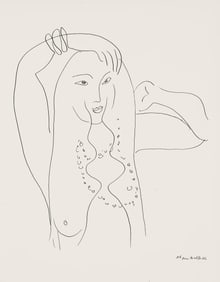 Henri Matisse, Serie N, var. 6 (Duthuit 9), Henri Matisse, Dessins, Themes et variations, Limited