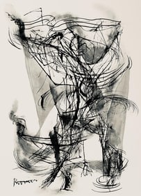 Abraham Rattner, Job, Limited Edition Lithograph