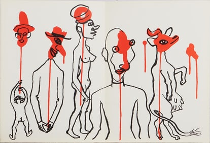 Alexander Calder, Composition, Derriere le miroir, Limited Edition Lithograph