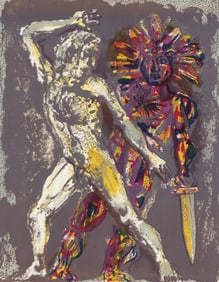 Walter Spitzer, Composition, L'Odyssee, Limited Edition Lithograph