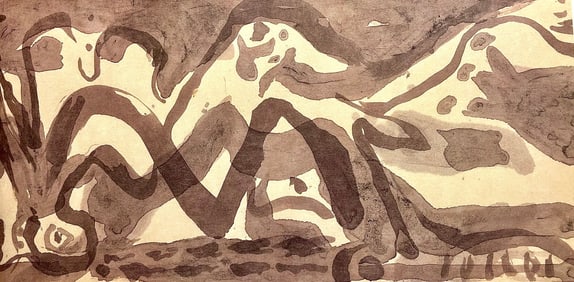 Jackson Pollock, Composition, Jackson Pollock, The Last Sketchbook, Limited Edition Lithograph