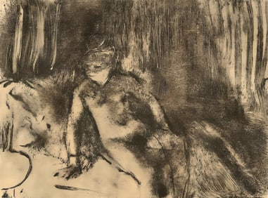 Edgar Degas, Le Coucher, E. Degas Monotypes, Limited Edition Monotype