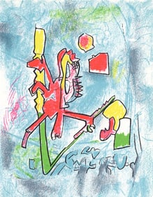Roberto Matta, Composition, XXe siecle, Limited Edition Lithograph