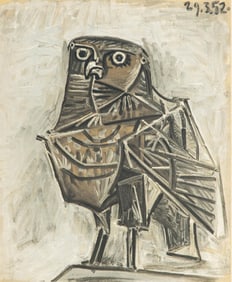 Pablo Picasso, Composition (Cramer 67; Bloch 748; Mourlot 245; Bloch, Books 66), La Guerre et la