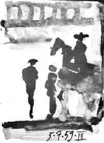 Pablo Picasso, Composition (Bloch 1276; Czwiklitzer 23), Toros y Toreros, Limited Edition Lithograph