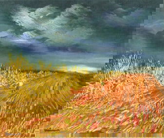 Maurice de Vlaminck, La moisson, Vlaminck, Signed, Limited Edition Lithograph