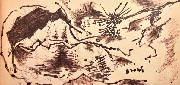 Jackson Pollock, Composition, Jackson Pollock, The Last Sketchbook, Limited Edition Lithograph