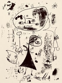 Joan Miro, Composition, The Prints of Joan Miro, Limited Edition Etching