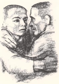 Kathe Kollwitz, Brotherhood (Verbruderung), Limited Edition Lithograph