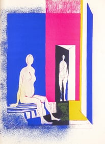 Paul Guiramand, Interieur, Souvenirs et portraits d'artistes, Limited Edition Lithograph