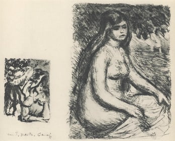 Pierre-Auguste Renoir, Le chapeau epingle et La baigneuse, Les Lithographies de Renoir, Limited