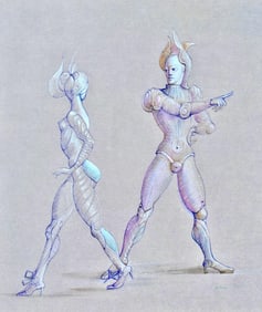 Leonor Fini, Composition, Fruits de la Passion, XXe siecle, Limited Edition Heliogravure