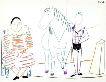 Pablo Picasso, Composition, La Comedie Humaine, Verve, Revue Artistique et Litteraire, Limited