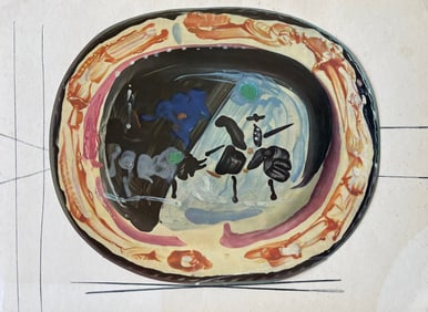 Pablo Picasso, etude pour la ceramique, Ceramiques de Picasso (Orozco 105), Limited Edition