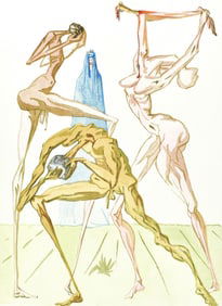 Salvador Dali, L'Enfer XIX (Michler/Lopsinger 1039-1138; Field 189-200), La Divine Comedie, Limited