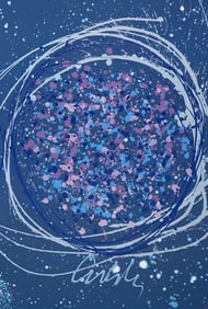 Dale Chihuly, Composition, Float Series, Limited Edition Mixed Media Silkscreen