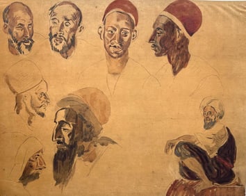 Eugene Delacroix, Composition, Trente et un Dessins et Aquarelles du Maroc, Limited Edition