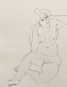 Henri Matisse, Composition (Dutel 3), Dessins de Henri-Matisse, Limited Edition Lithograph