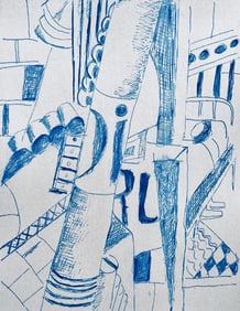 Fernand Leger, Interieur d'hopital, Dessins de Guerre 1915-16, Limited Edition Lithograph
