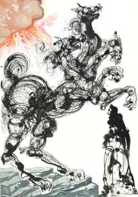 Salvador Dali, L'Enfer VI (Michler/Lopsinger 1039-1138; Field 189-200), La Divine Comedie, Limited