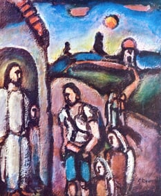 Georges Rouault, Vieux Faubourg, Stella Vespertina, Limited Edition Heliogravure