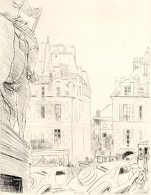 Jean Gabriel Daragnes, Presence de Paris, A La gloire a Paris, Limited Edition Etching