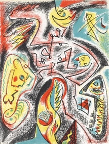 Andre Masson, Composition, XXe siecle, Limited Edition Lithograph