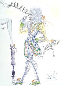 Salvador Dali, Composition (Field 67-4; M/L 174-187), Dali illustre Casanova, Limited Edition