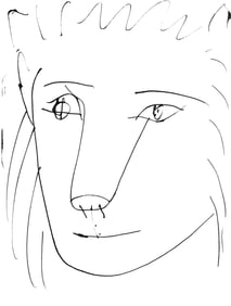 Pablo Picasso, Tete de lion (Cramer 84; Johnson/Stein 77), 40 dessins de Picasso en marge du Buffon,