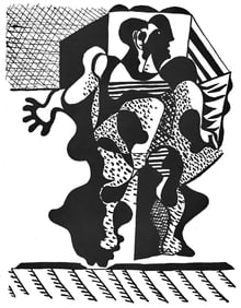 Pablo Picasso, Composition (Monod 10485), Helene chez Archive de Illustrations de Pablo Picasso,