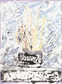Jasper Johns, Composition, Jasper Johns, 17 Monotypes, Limited Edition Heliogravure