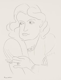 Henri Matisse, Serie O, var. 2 (Duthuit 9), Henri Matisse, Dessins, Themes et variations, Limited