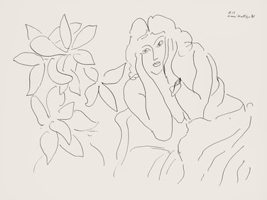 Henri Matisse, Serie E, var. 13 (Duthuit 9), Henri Matisse, Dessins, Themes et variations, Limited