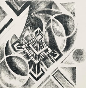 Robert Delaunay, Vue aerienne de la Tour (Habasque 720-728), Allo! Paris!, Limited Edition