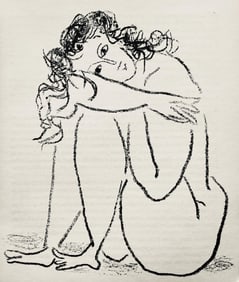 Andre Marchand, Composition, pierre a feu provence noire, Limited Edition Lithograph