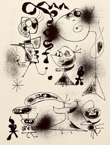 Joan Miro, Composition, The Prints of Joan Miro, Limited Edition Etching